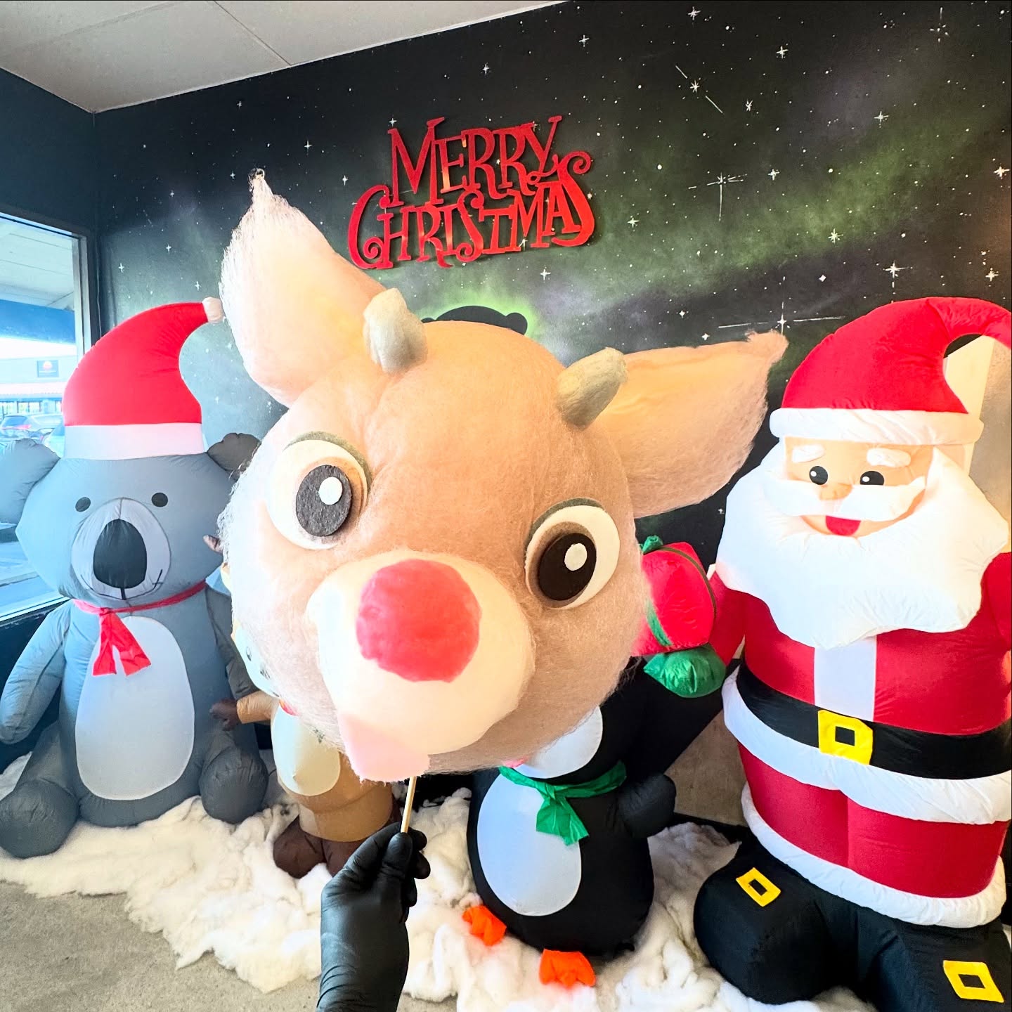 Cotton Candy Rudolph